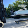 yacht transport forklift